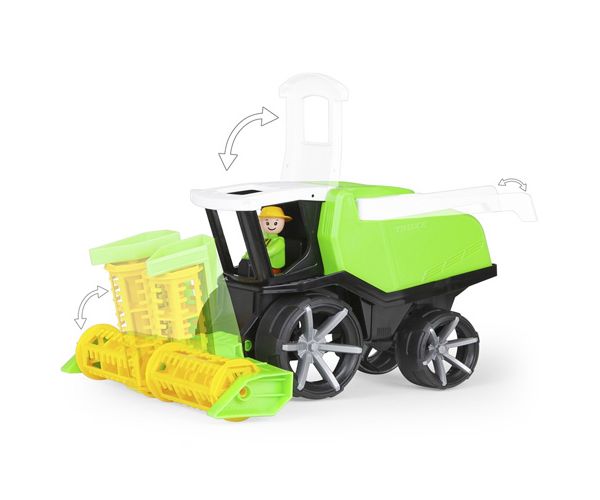 LENA: Truxx 2 zöld kombájn 35cm