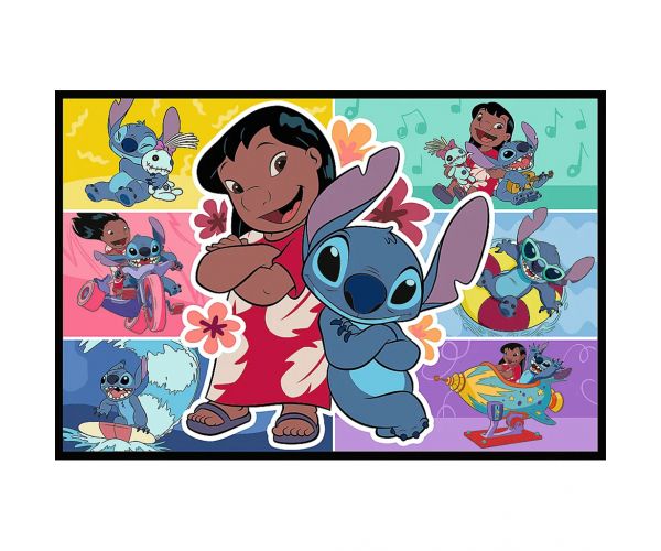Lilo és Stitch boldog élete 2x200-as puzzle - Trefl