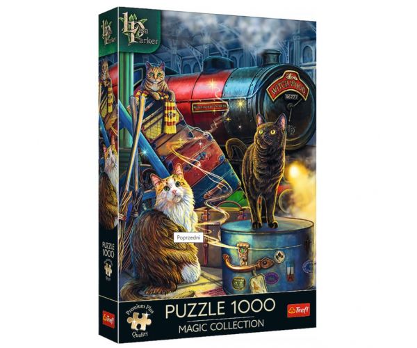 Lisa Parker: Boszorkány Expressz 1000db-os prémium plusz puzzle - Trefl