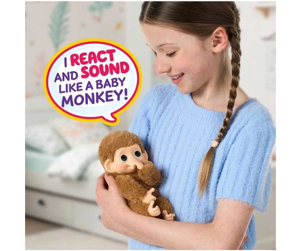 Little Live Pets: Mini Maki Pepi Peach interaktív krém majom