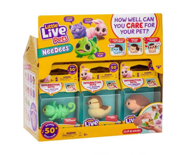 Little Live Pets: Needees Gyűjthető interaktív kiskedvencek többféle 1db