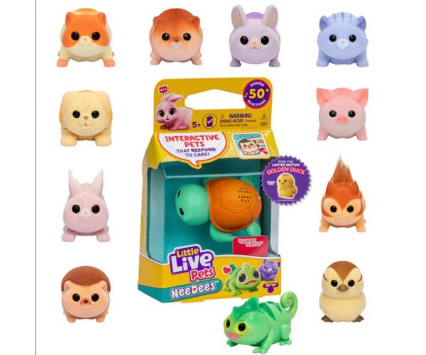 Little Live Pets: Needees Gyűjthető interaktív kiskedvencek többféle 1db
