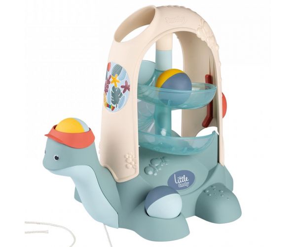 Little Smoby: Húzható teknős golyópálya bébijáték - Simba Toys
