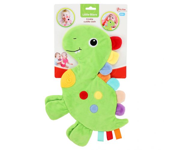 Little Stars: Dinoszauruszos rágókás, csörgős nyálkendő