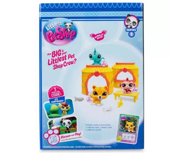 Littlest Pet Shop: 3db-os figura csomag 1. széria - Dzsungel