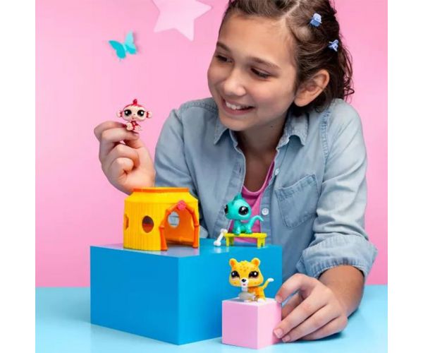 Littlest Pet Shop: 3db-os figura csomag 1. széria - Dzsungel