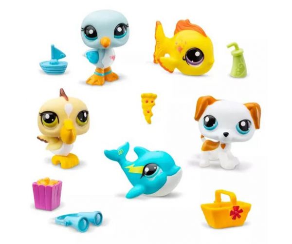 Littlest Pet Shop: 5db-os figura csomag 1. széria - Strand