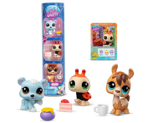 Littlest Pet Shop: Jegesmedve, katica, láma 3db-os figura csomag 4. széria