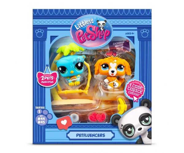Littlest Pet Shop: Petfluencer szett 2db-os csomag többféle 1db