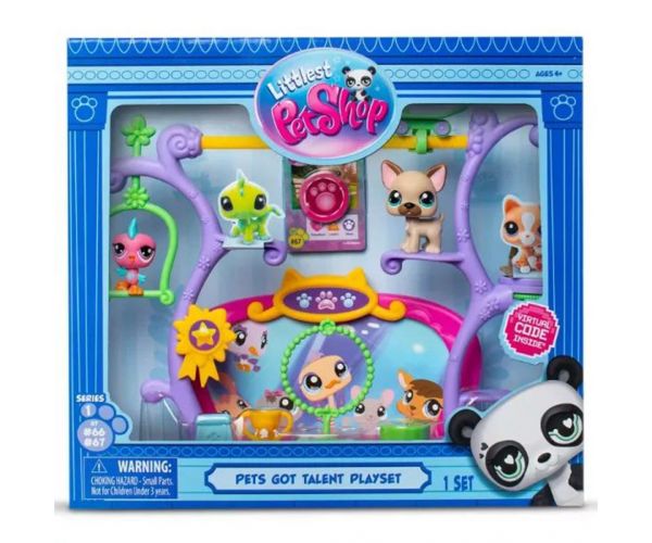Littlest Pet Shop: Tehetséges állatok játékszett 2 db figurával, 1. széria