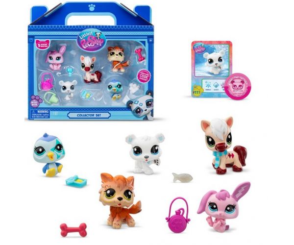 Littlest Pet Shop: Téli barátok 5db-os figura csomag 2.széria