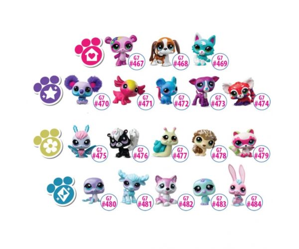 Littlest Pet Shop meglepetés figura kiegészítőkkel 6. széria