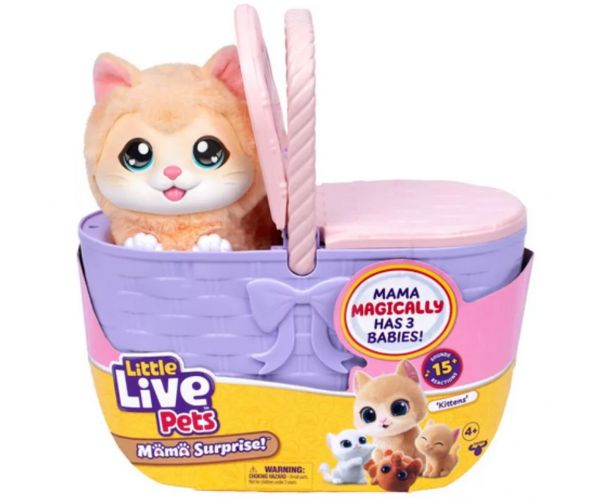 Little Live Pets: Cicus kosárban kicsinyeivel