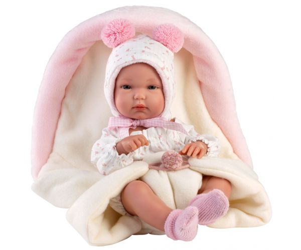Llorens: Bimba 35cm-es baba hálózsákkal