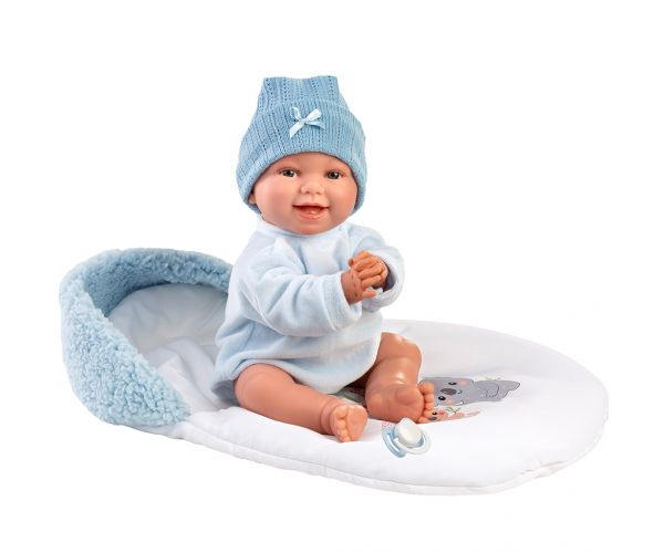 Llorens: Liam 38cm-es síró baba hálózsákkal