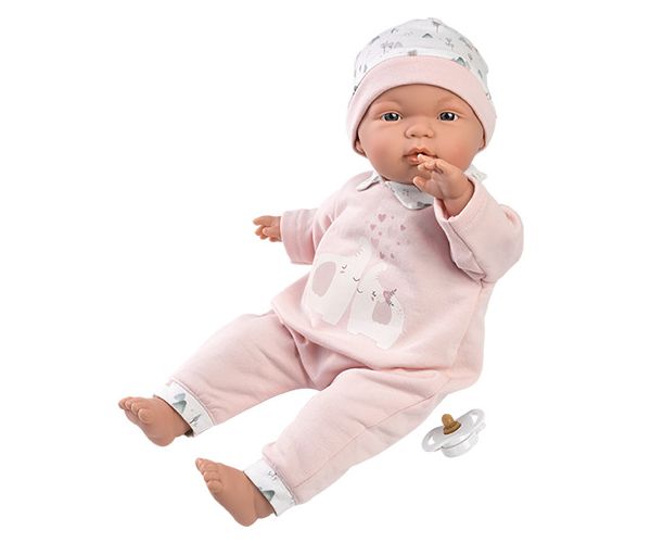 Llorens: Joelle baba elefántos rugdalózóban 38cm