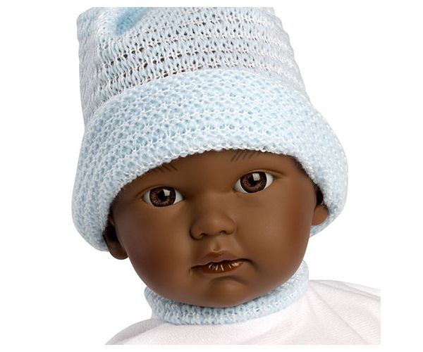 Llorens: Cuqui síró afroamerikai baba 30 cm