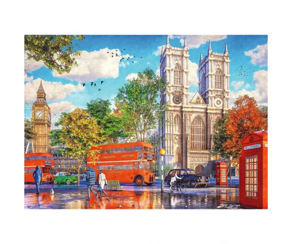 Londoni utcakép 1000db-os prémium puzzle - Trefl