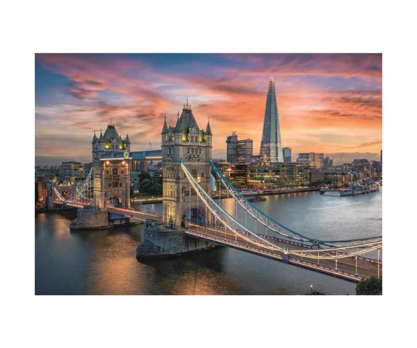 Londoni alkonyat 1500db-os HQC puzzle 84,5x59,5cm - Clementoni