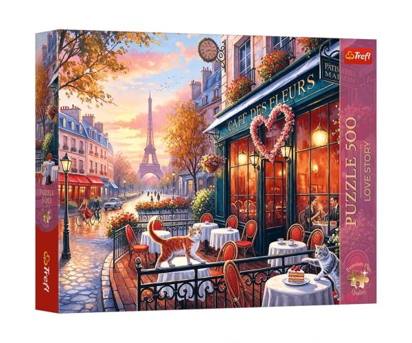 Love Story Szerelem Párizsban 500db-os Prémium plus quality puzzle - Trefl