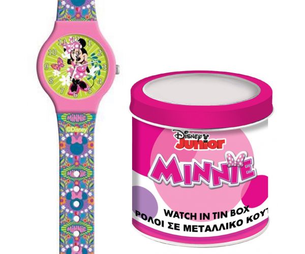 Luna: Minnie egér analóg karóra fém díszdobozban