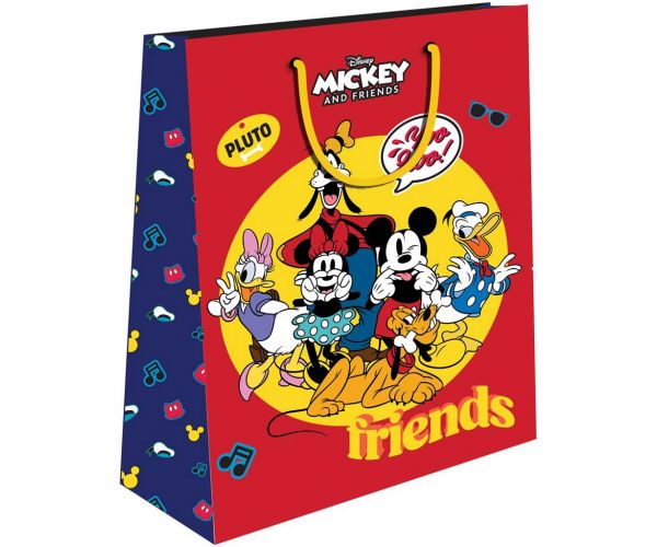 Luna: Mickey egér és barátai mintás ajándéktáska 33x12x45cm