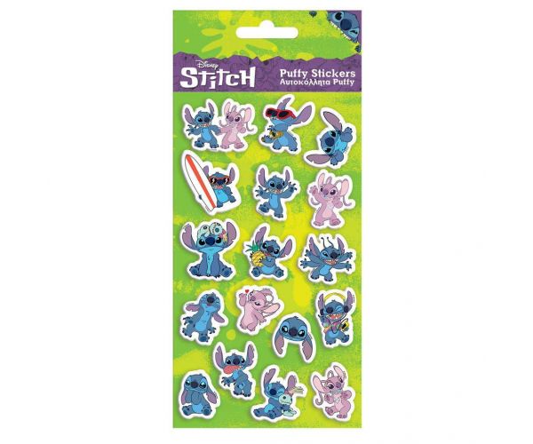 Luna: Disney Lilo és Stitch pufi matrica szett 10x22cm