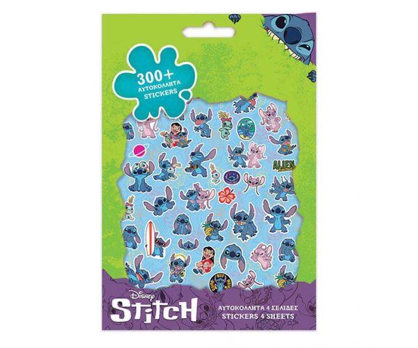 Luna: Disney Lilo és Stitch matrica szett 300db-os