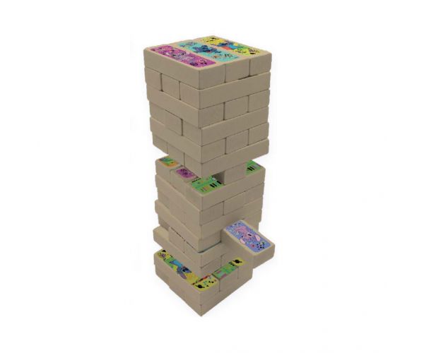 Luna: Disney Stitch 3az1-ben társas - Jenga, Dominó és Memóriajáték