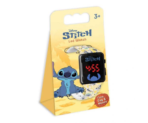 Luna: Disney Stitch LED-es sárga karóra