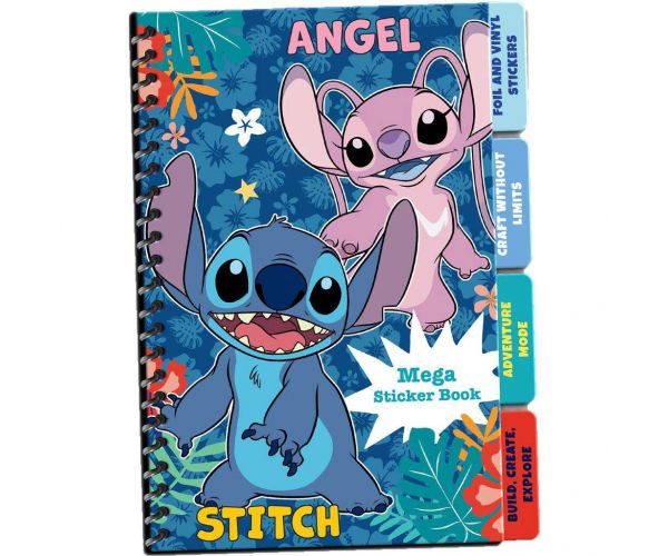 Luna: Disney Stitch Mega matricás füzet