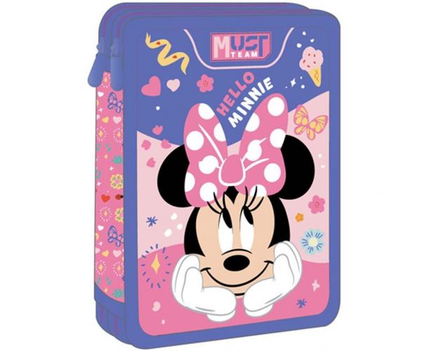 Luna: Minnie egér 2 szintes töltött tolltartó