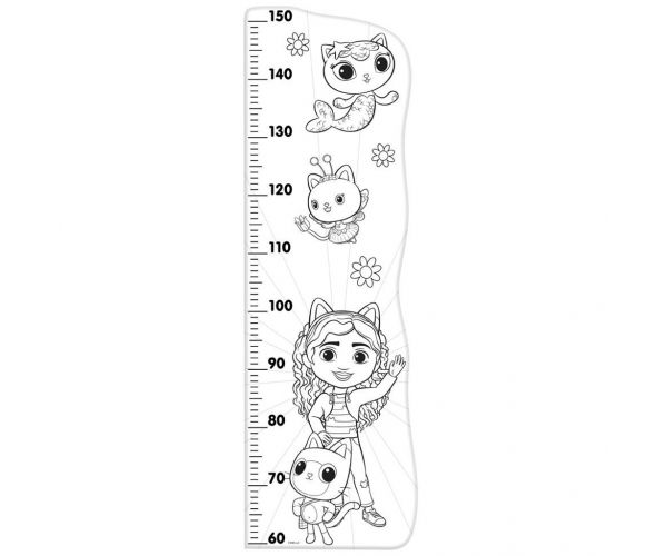 Luna: Gabi babaháza színezhető magasságmérő 25db-os maxi puzzle