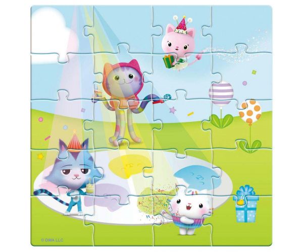 Luna: Gabi babaháza mintás 3x20db-os mágneses puzzle