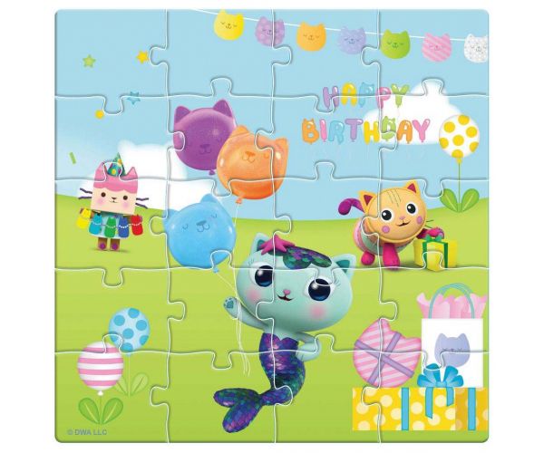 Luna: Gabi babaháza mintás 3x20db-os mágneses puzzle