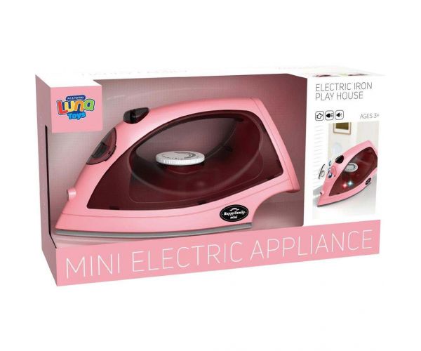Luna: Happy Family Rózsaszín elektromos vasaló fénnyel és hanggal