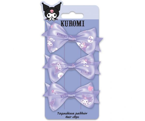 Luna: Kuromi 3db-os masnis hajcsat szett
