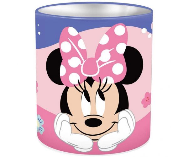 Luna: Minnie egér varázslatos fém hengeres írószertartó 10x11cm