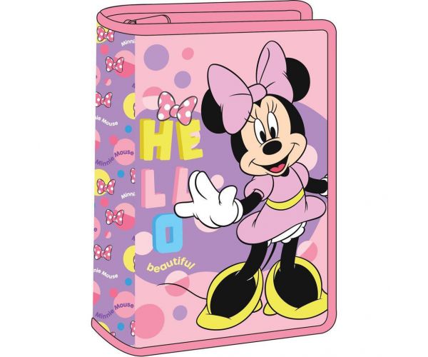 Luna: Minnie egér kihajtható 1 szintes töltött tolltartó