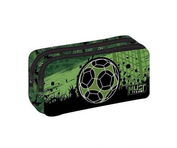 Luna: Must Team Football Pro Player 2 szintes henger alakú tolltartó 21x6x9cm
