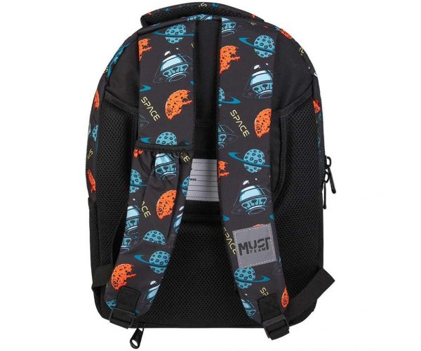 Luna: Must Team Xpression űrhajós 3 rekeszes iskolatáska, hátizsák 32x18x43cm
