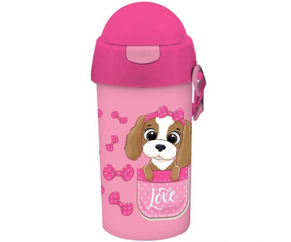 Luna: Must Team lányos műanyag kulacs többféle változatban 500ml 1db