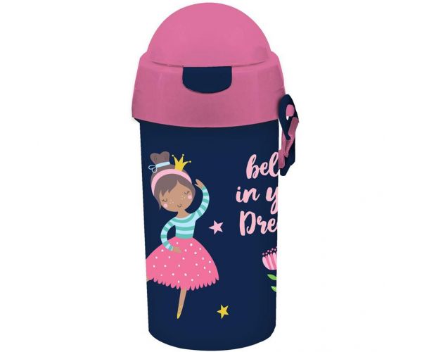 Luna: Must Team kulacs lányos mintával többféle változatban 500ml 1db