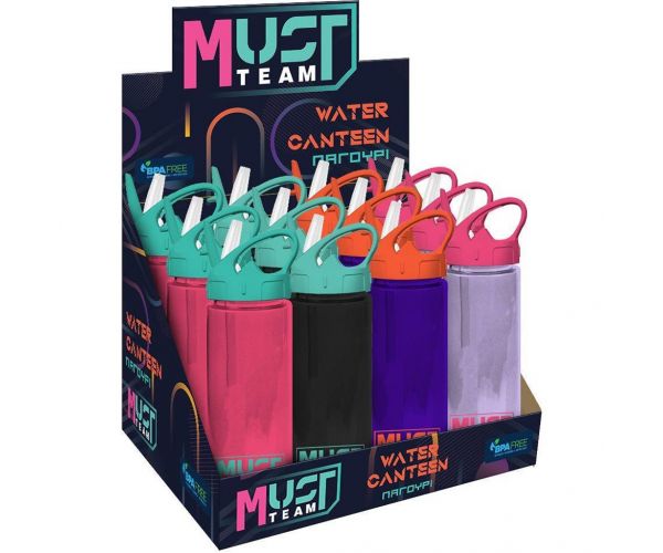 Luna: Must Team műanyag kulacs többféle változatban 500ml 1db
