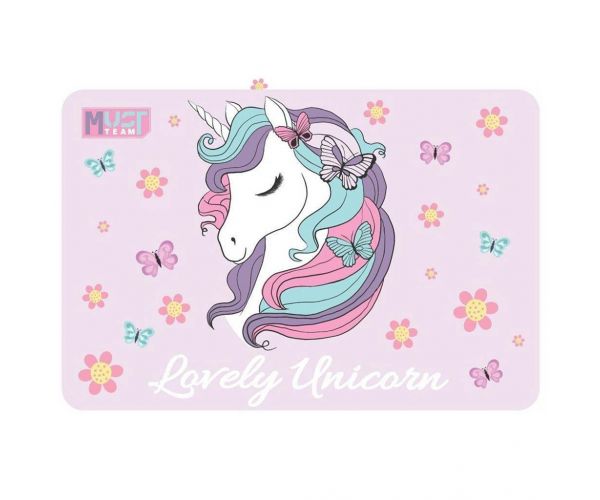 Luna: Must Team Unikornis mintás asztali könyöklő 43x29cm