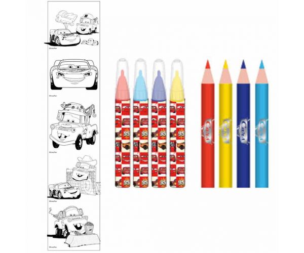 Luna: Roll&Go Disney Verdák színező szett