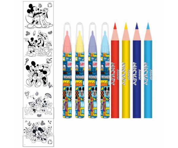 Luna: Roll&Go Mickey Egér színező szett