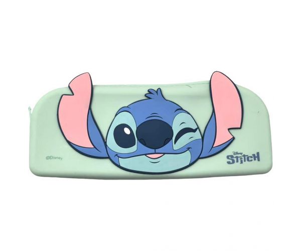 Luna: Disney Stitch mintás szilikon tolltartó 21,5x8x3,5 cm