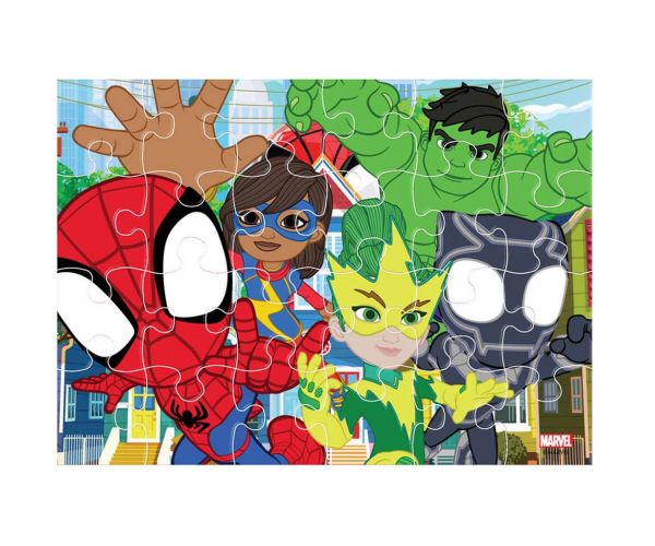 Luna: Spidey 4 az 1-ben 12-15-20-24 db-os puzzle