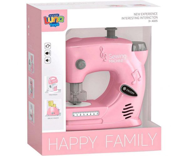 Luna: Happy Family Rózsaszín varrógép fénnyel és hanggal